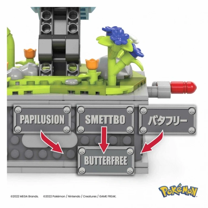 Çocuk HKT22 MEGA™ Pokémon™ Motion Butterfree 582 parça +12 yaş