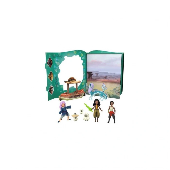Çocuk HLX24 Disney Prensesleri Raya ve Arkadaşları Hikaye Anlatımı Seti