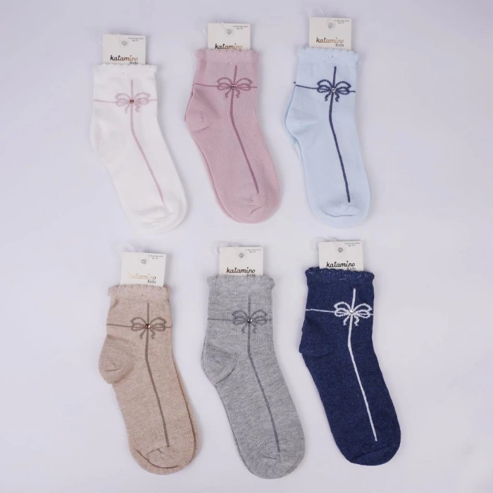 Katamino Kumru Kız Soket Çorap K22224 Asorti