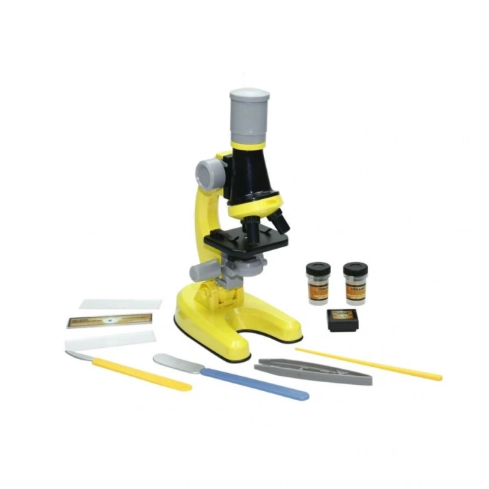 Çocuk KM-1012A-1 1013A-1 Işıklı Objektif Bilim Mikroskopu -Vardem