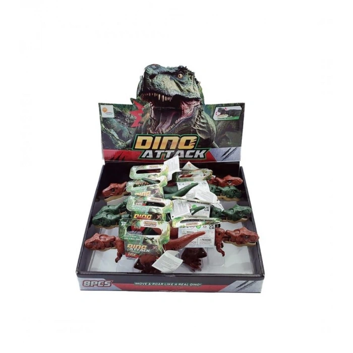 KUTUDA 8Lİ SESLİ IŞIKLI DİNOZOR ( ADET FİYATIDIR