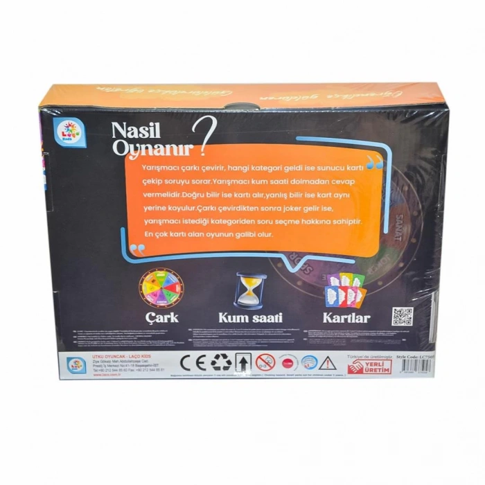 Çocuk LC7505 Bilgi Çarkı - Laço Kids - Utku Oyuncak