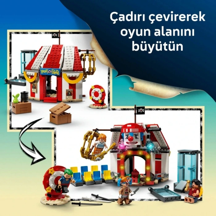 LEGO ONE PIECE Palyaço Buggynin Sirk Çadırı 75637