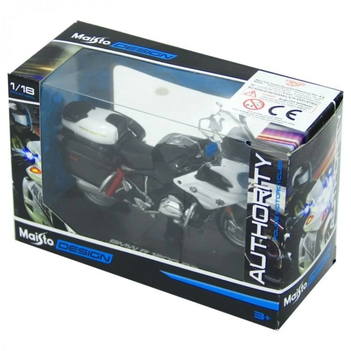 Çocuk Maisto 1:18 Polis Motorsikleti
