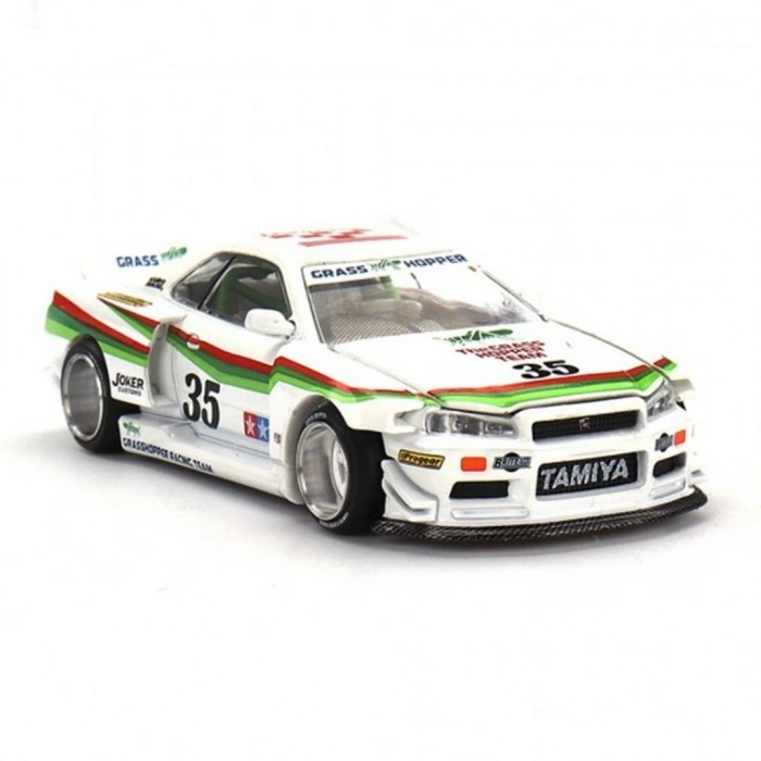 Mini GT 1/64 Nissan Skyline GT-R (R34) TAMIYA x KAIDO HOUSE The GRASSHOPPER V1