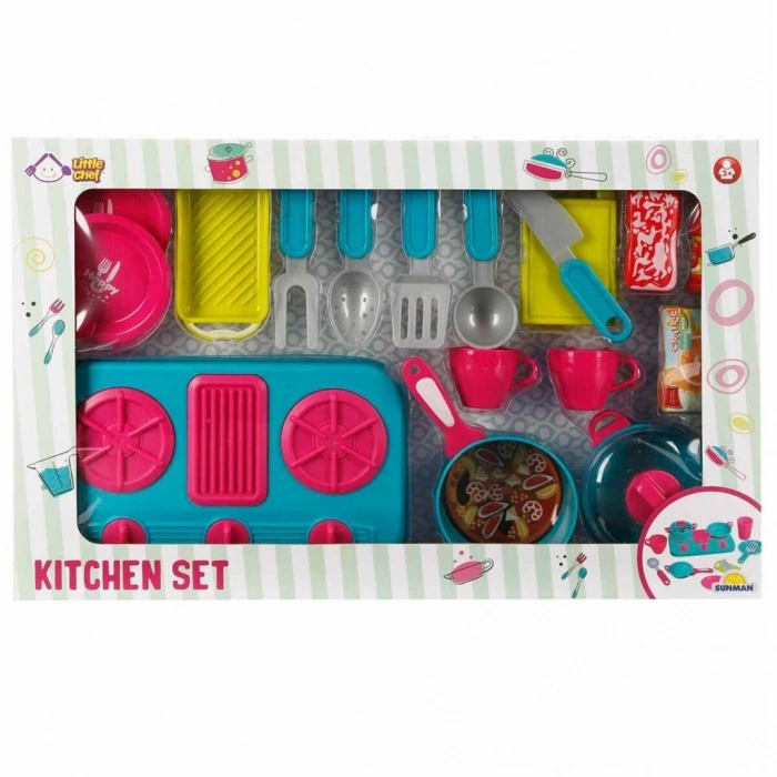 MUTFAK SET OCAK/TENCERE/TAVA AKS.BYK.KUTU 2A