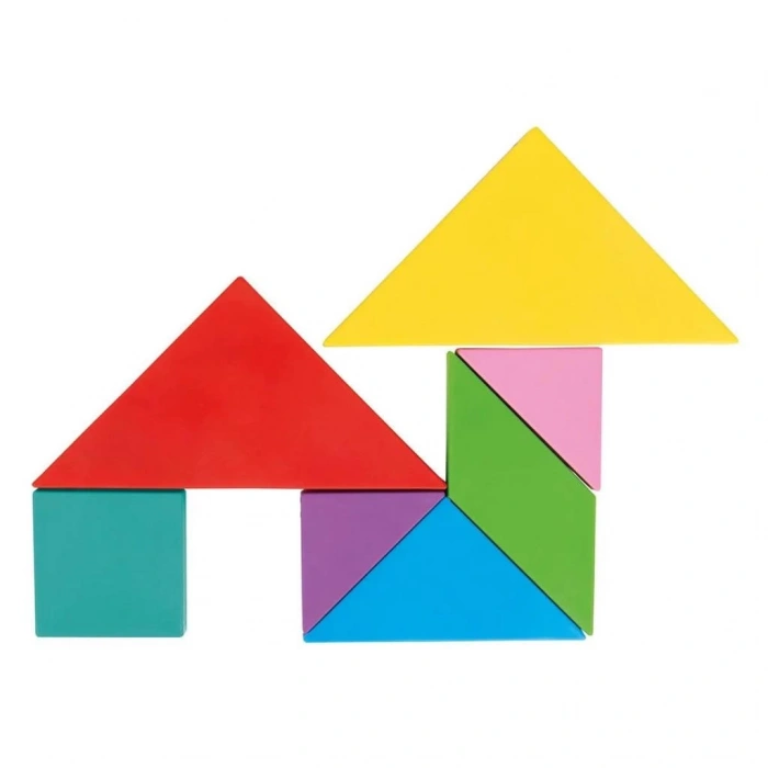 Çocuk 03 569 Ahşap Manyetik Tangram -Pilsan Oyuncak