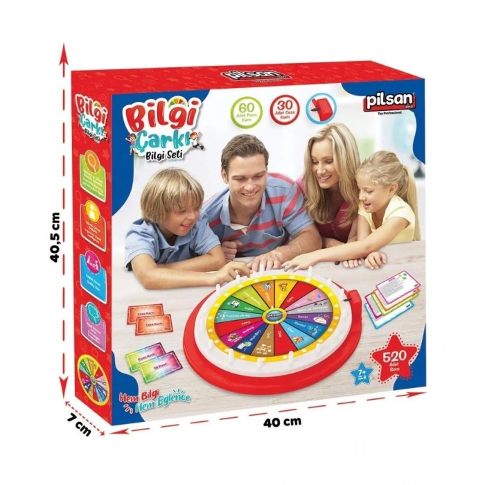  03 701 Bilgi Çarkı Bilgi Seti -Pilsan Oyuncak