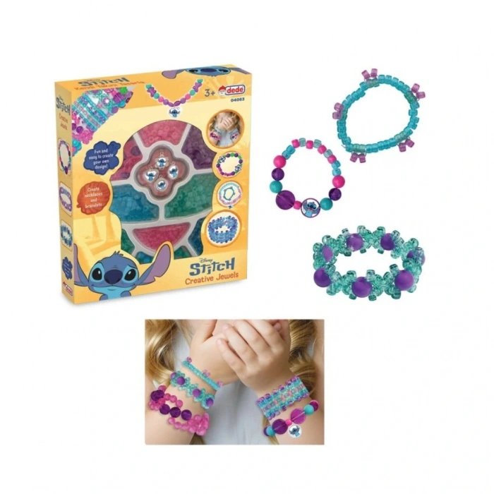 Eğitici Oyuncak 04083 STITCH TAKI TEKLİ KUTU TAKI SETİ