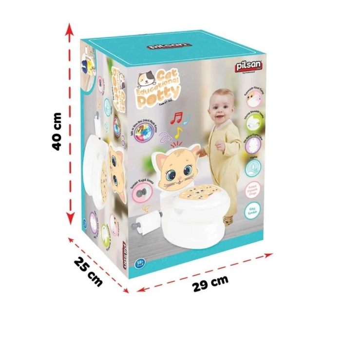  07 563  Eğitici Kedi Klozet