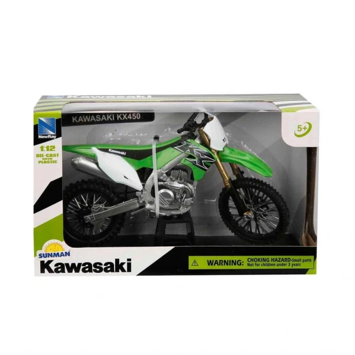 Çocuk 1:12 NewRay Kawasaki KX 450F Motor