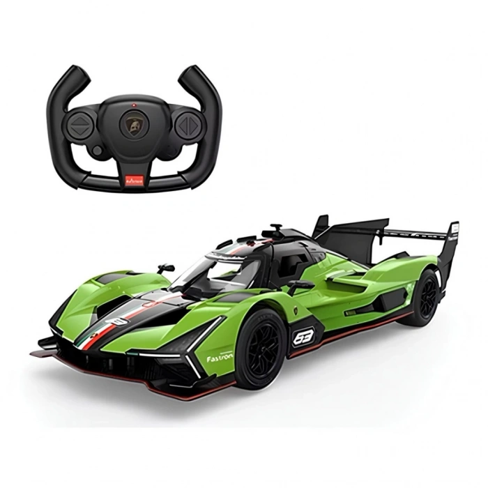 Eğitici Çocuk 1/14 Lamborghini SC63 LMDH F/F 2.4GHZ Uzaktan Kumandalı Araba