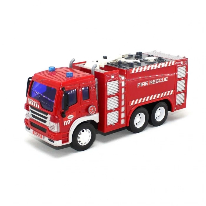 Eğitici Oyuncak 1:16 Sesli ve Işıklı İtfaiye Araçları