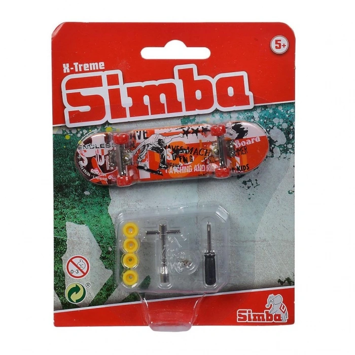 Çocuk 103306083 Finger Skateboard Kaykay Seti -Simba