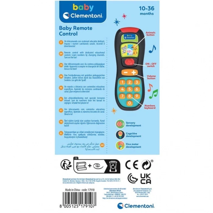Çocuk 17910 Baby Clementoni - Uzaktan Kumanda