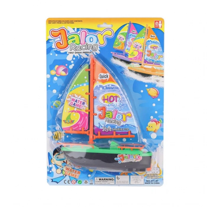 Eğitici Oyuncak  311-07C Pilli Yelkenli Tekne