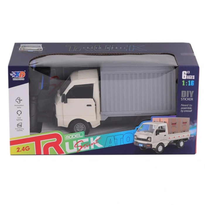 Çocuk Eğitici Oyuncak 3688-G149A Şarjlı Kumandalı Duman Atan Kamyon