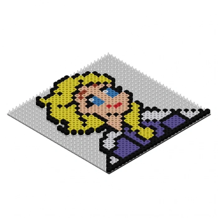 Çocuk 3in1 Disney Frozen Pixel Pixel Boncuk Aktivite ve Oyuncak Seti S00005168