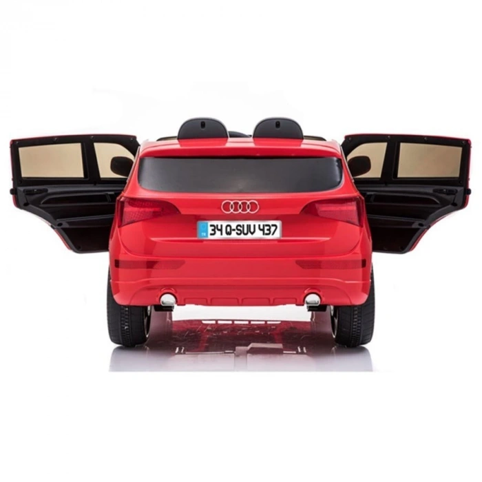 Çocuk 437 Audi Q-SUV 12V Kırmızı Akülü Araba