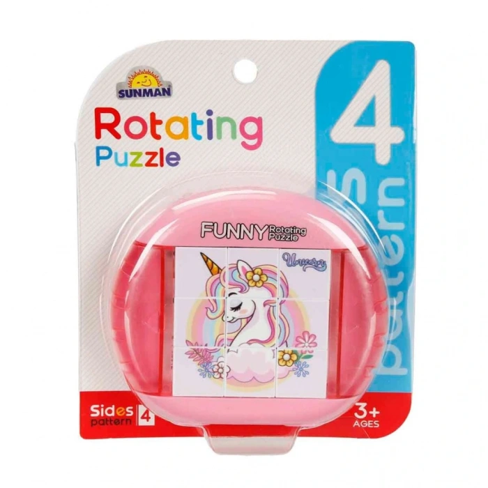 Eğitici Oyuncak 4837 SUN-YFN-DÖNEN PUZZLE UNICORN TEMALI