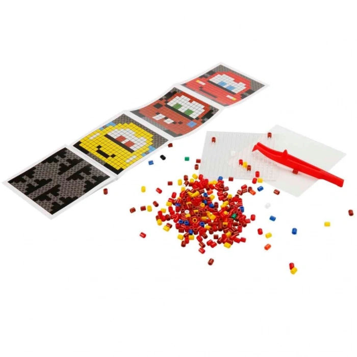 Çocuk 4in1 Disney Cars Pixel Pixel Boncuk Aktivite ve Oyuncak Seti