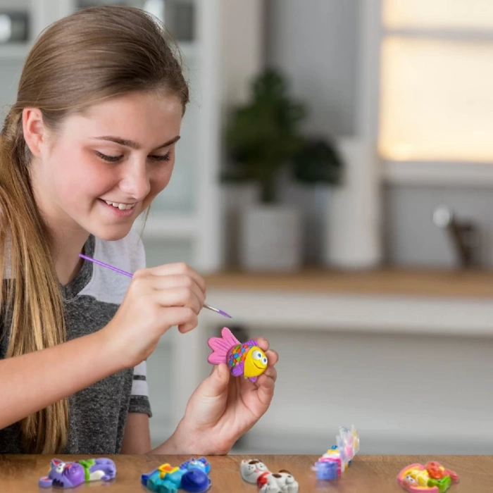 Çocuk 4M Sevimli Hayvanlar Kalıp ve Boyama Seti