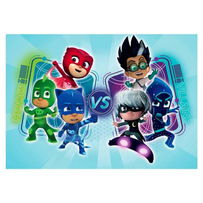 Çocuk 50 Parça Pjmasks Puzzle