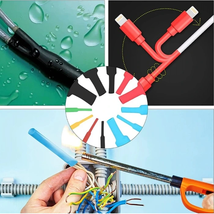 Eğitici Oyuncak 560 Parça Set Isıyla Daralan Makaron Kablo Koruyucu Kılıf