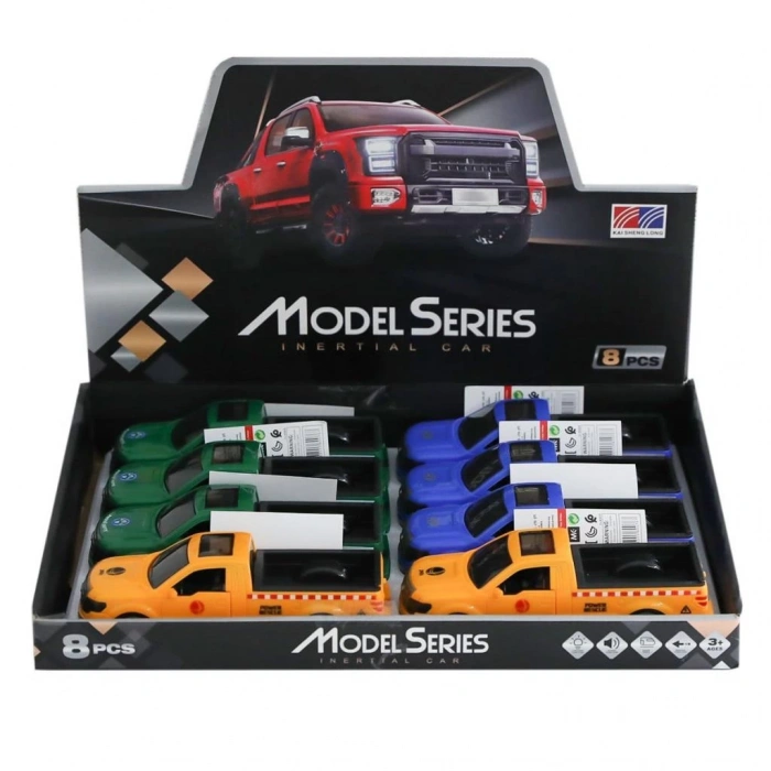 Çocuk 8003A  Sürtmeli Renkli Pick Up -Birliktoys