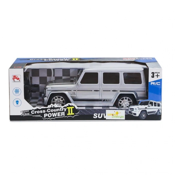 Çocuk 8578-2A Kumandalı Şarjlı Jeep Cross Country -Limon Oyuncak