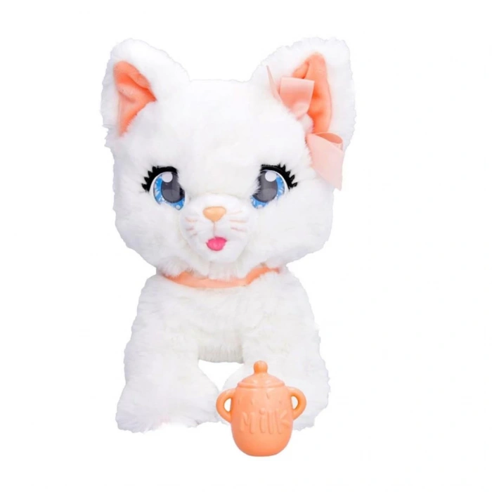 Çocuk 90773  Hareketli ve Sesli Sevimli Peluş Kedicik Bella -Sunman