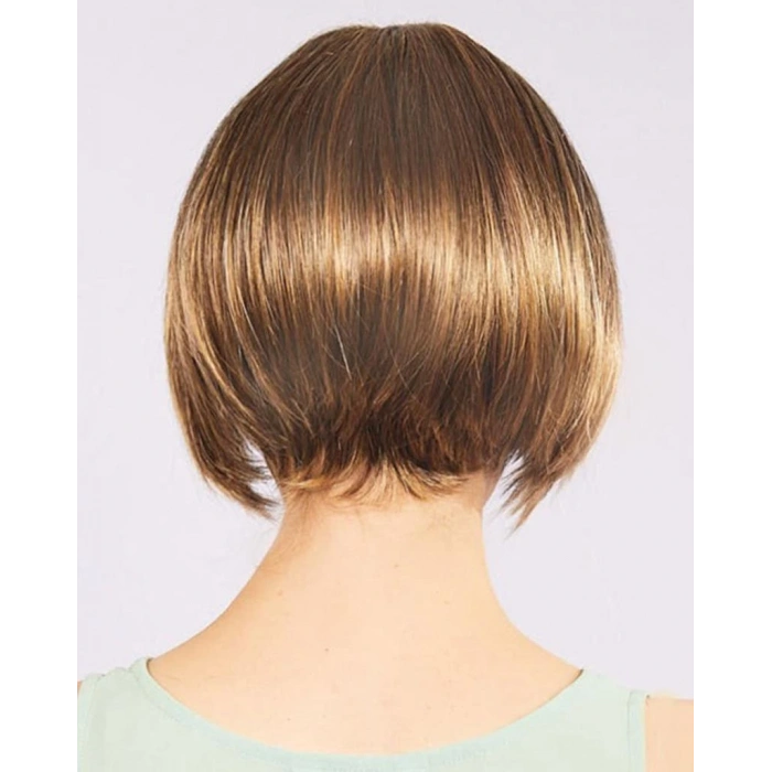 Çocuk Açık Kahverengi Küt Parti Peruk Küt Saç