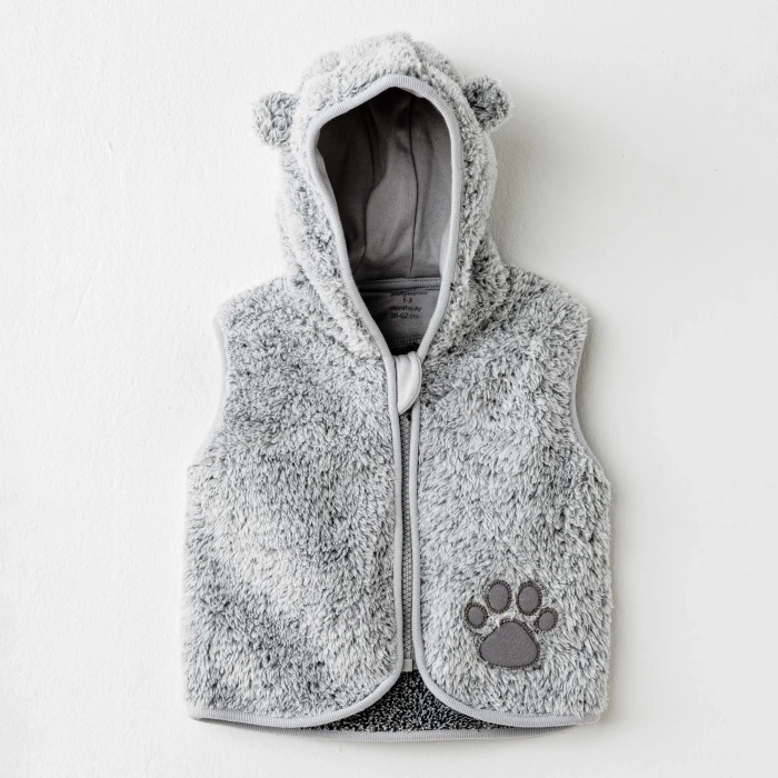 Eğitici Çocuk Andywawa AC26026 Keep Smiling Yelek Grey