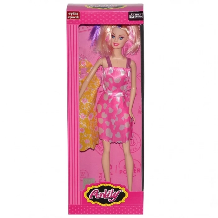 Çocuk Anlily Yedek Elbiseli Bebek