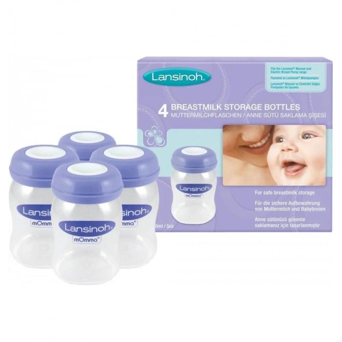 Çocuk   Anne Sütü Saklama Kabı 4Lü