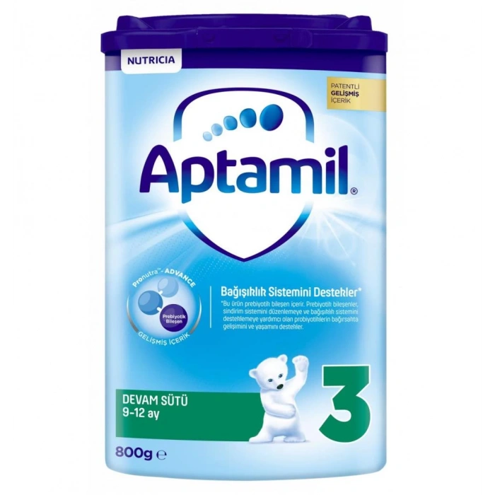 Çocuk Aptamil Devam Sütü Maması No3 9-12 Ay 800 Gr