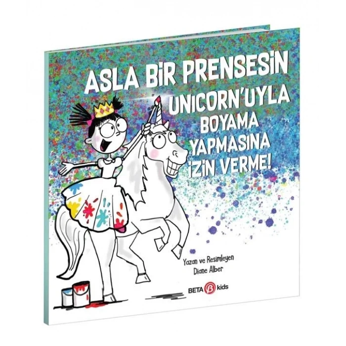 Çocuk Asla Bir Prensesin Unicornuyla Boyama Yapmasına İzin Verme