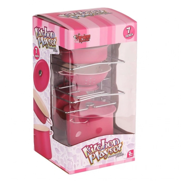 Eğitici Raflı Mutfak Seti Minik Şefler İçin Renkli ve Şık Tasarımlı Mutfak Oyuncağı
