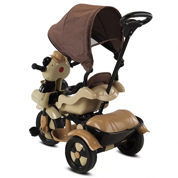 Eğitici Çocuk  Baby Hope Little Panda Bebek Bisikleti Kahve