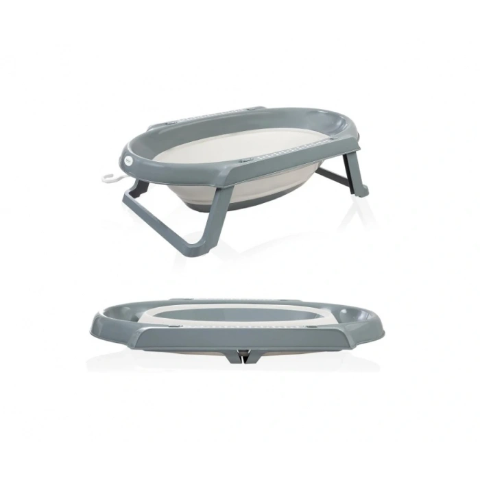 Nessiworld BabyJem Katlanır Banyo 5Li Küvet Seti 596 Antrasit