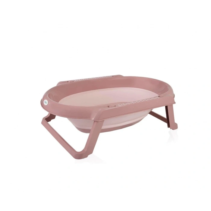 Nessiworld BabyJem Katlanır Banyo 5Li Küvet Seti 596 Somon