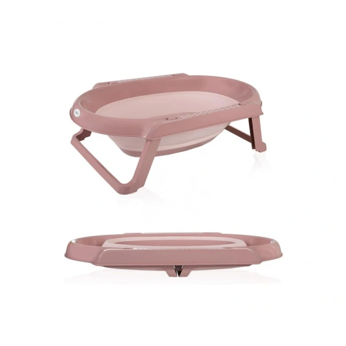 Nessiworld BabyJem Katlanır Banyo 5Li Küvet Seti 596 Somon