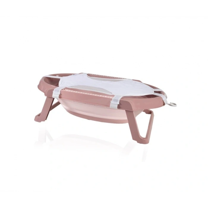 Nessiworld BabyJem Katlanır Banyo 5Li Küvet Seti 596 Somon