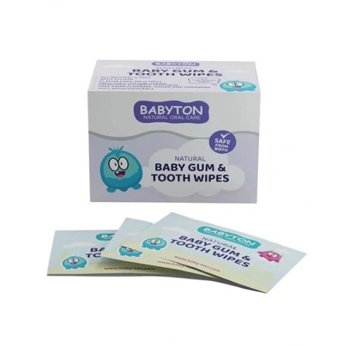 Eğitici Oyuncak Babyton Bebekler İçin Diş Ve Damak Temizleme Mendili