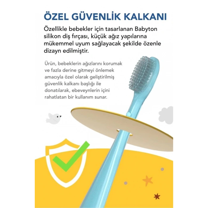 Çocuk Babyton Silikon Diş Fırçası