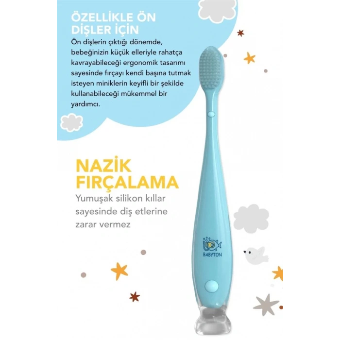 Çocuk Babyton Silikon Diş Fırçası