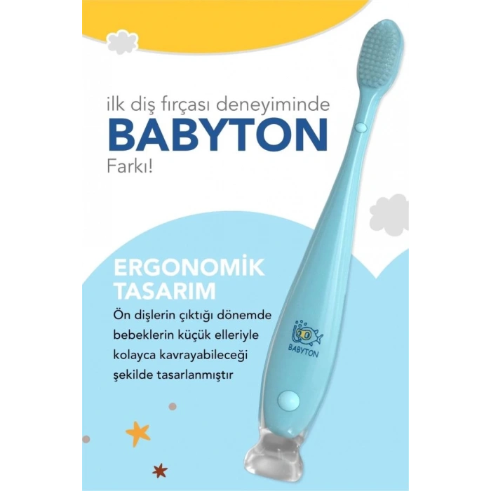 Çocuk Babyton Silikon Diş Fırçası