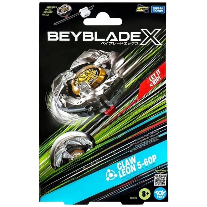 Eğitici Oyuncak Beyblade 1li Set Claw Leon 5-60 P