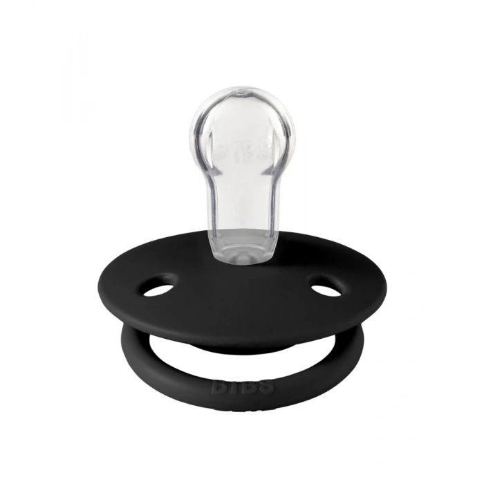 Eğitici Çocuk Bibs De Lux Silikon Emzik 0-36 Ay Black