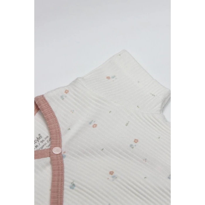 Eğitici Çocuk Bistyle Bloom Rose 2li Yarım Kol Badi 17119 Ekru Gül Kurusu